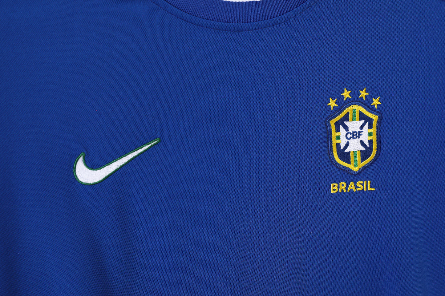 Long-sleeved jersey: 1998 Season Brazil Away Retro