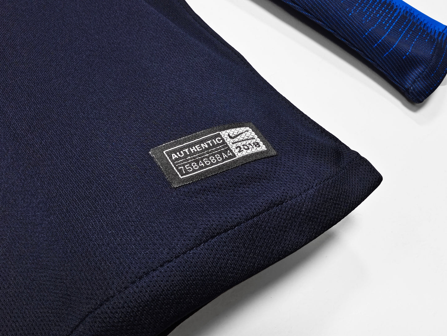 Long Sleeve: 2018 World Cup France Home Champion Retro