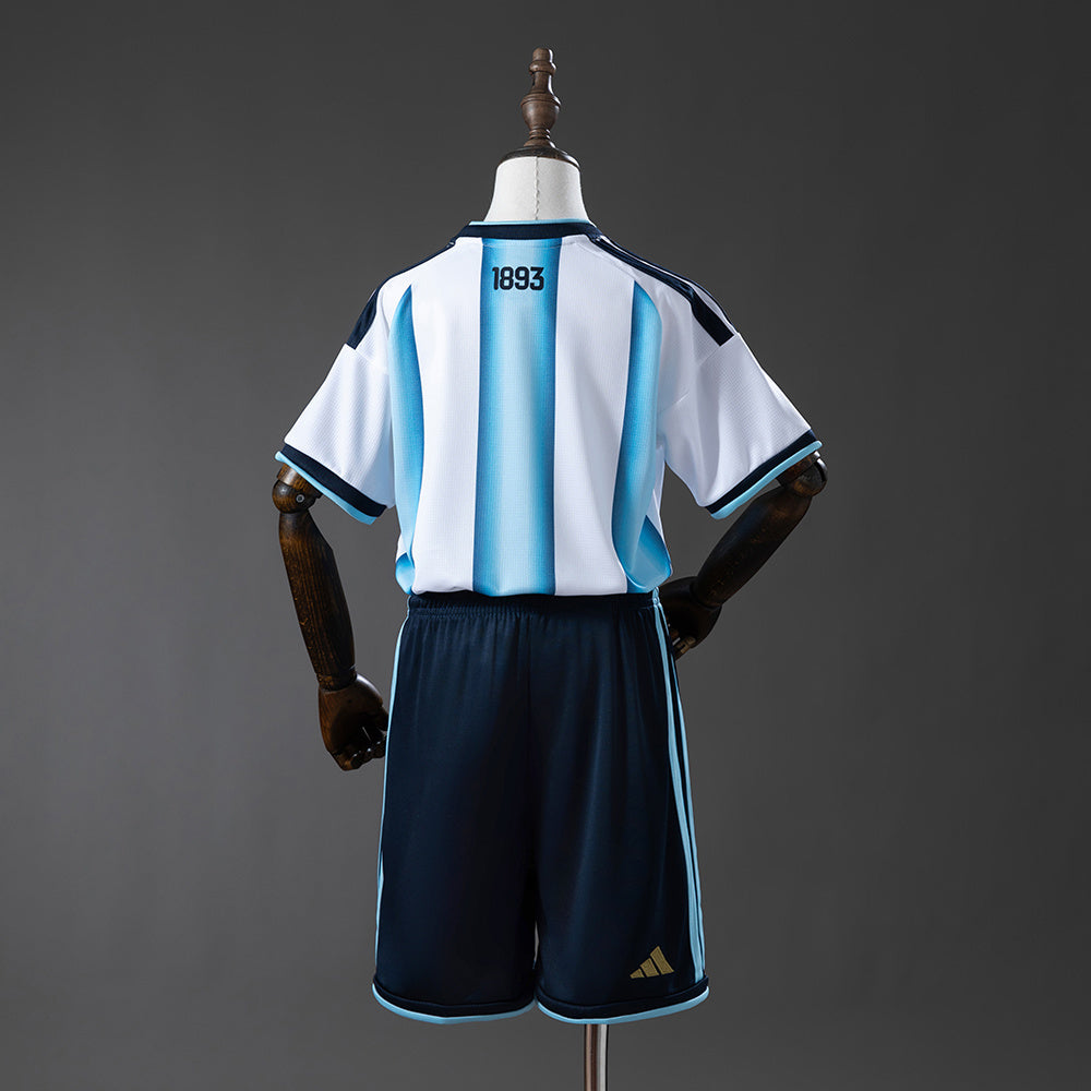 Argentina 2026 Home Kids Kit Jersey Size