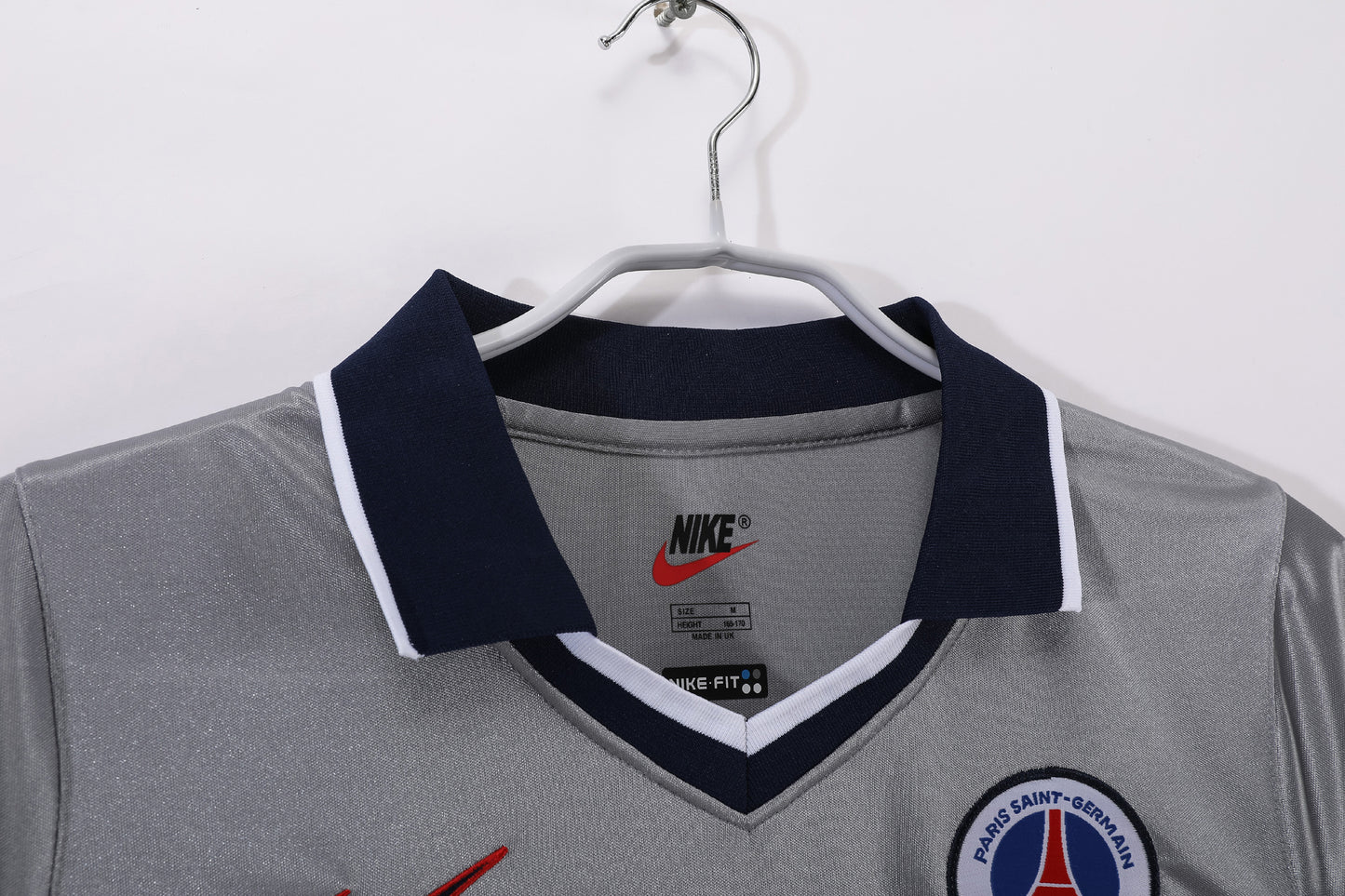 2000/01 Season Paris Away Grey Collar