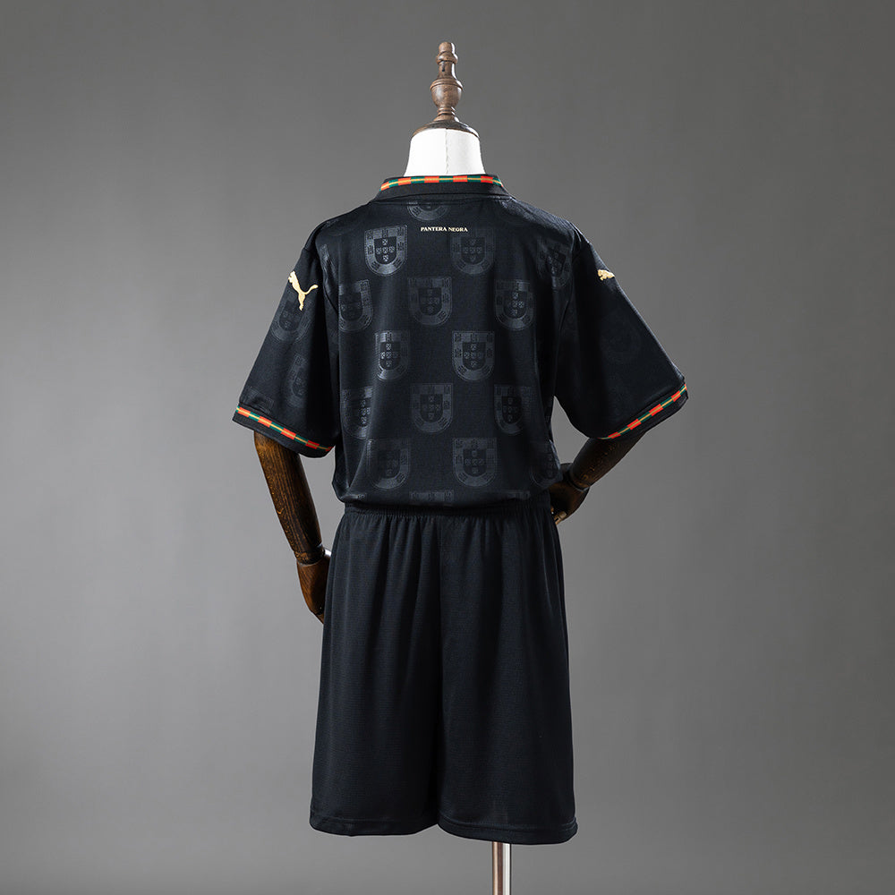 Portugal 2026 Black Kids Kit Jersey