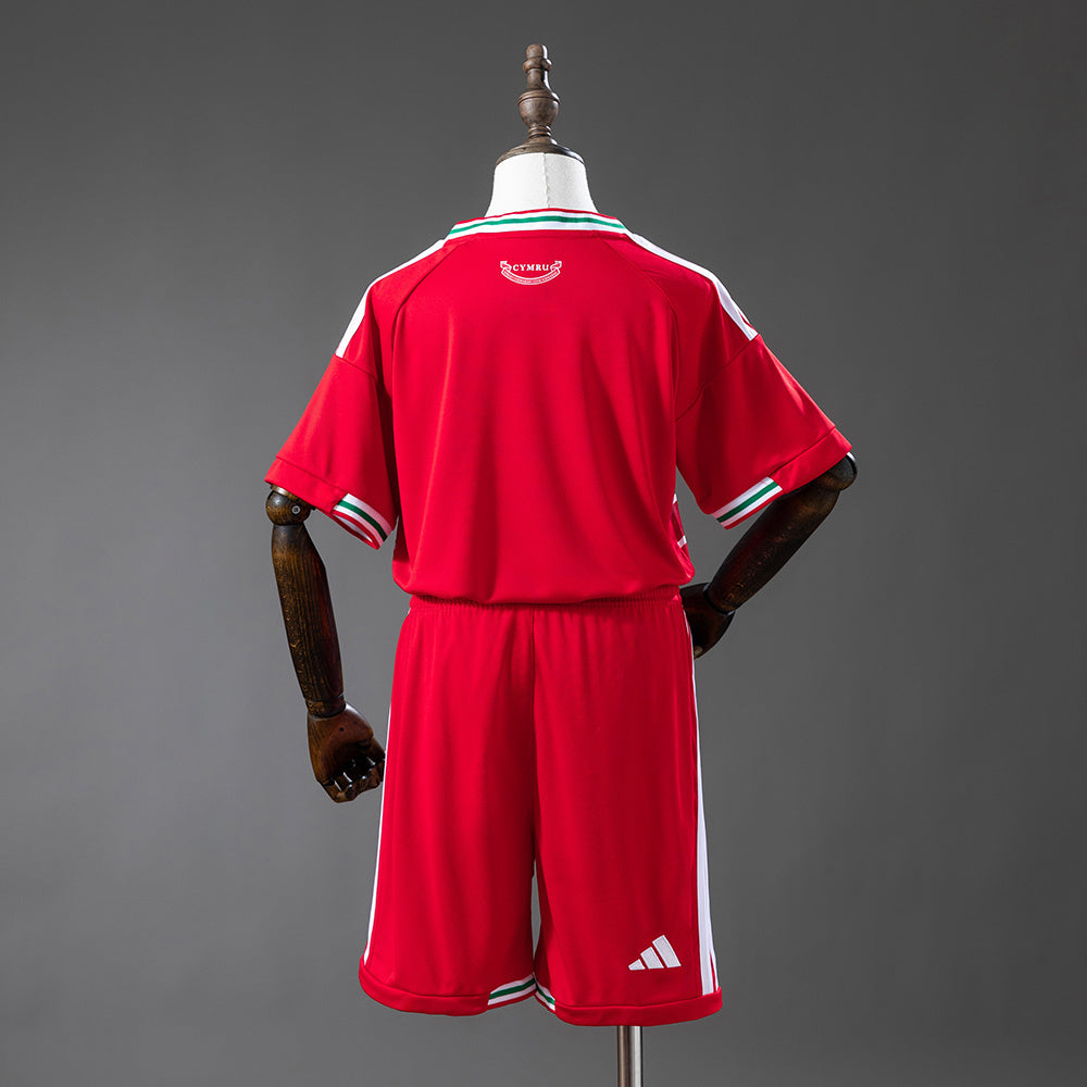 Wales 2026 Home Kids Kit Jersey