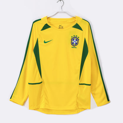 Long-sleeved jersey: 2006 Season Brazil Home Retro