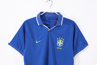 1997 Season Brazil Away Blue Retro