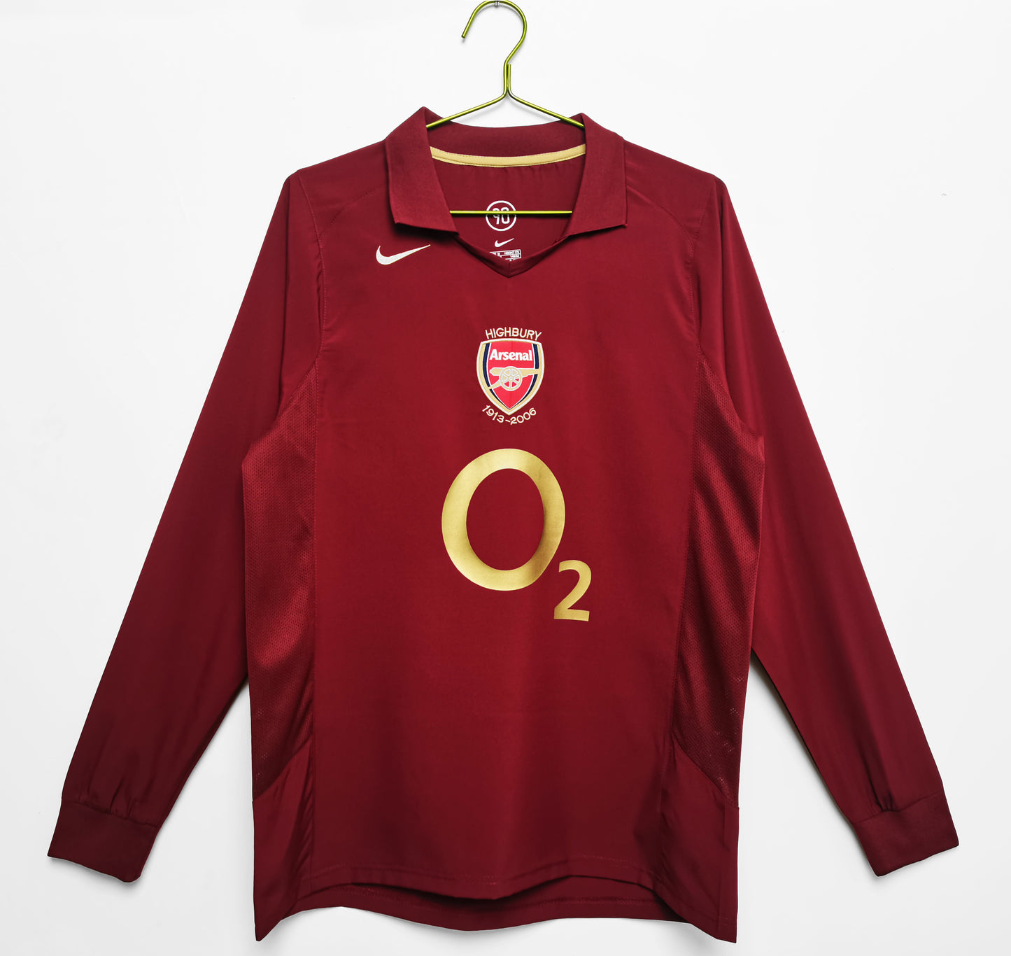 Long-sleeved: Arsenal Home Kit 2005/06 Season