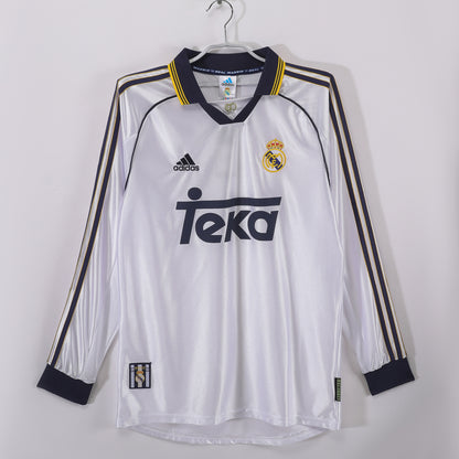 Long-sleeved jersey: 1998/00 season Real Madrid home kit
