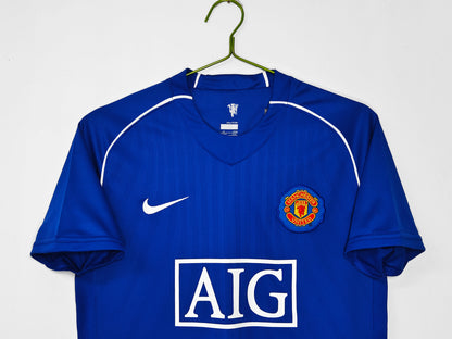2007/08 Season Manchester United Goalkeeper Blue