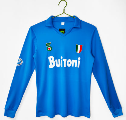Long-sleeved jersey: 1987/88 season Napoli home kit
