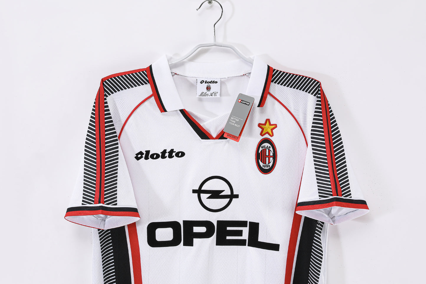 1997/98 Season AC Milan Away Kit White
