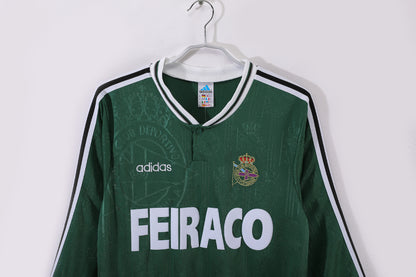 Long-sleeved jersey: 1999/00 season Deportivo La Coruña away green