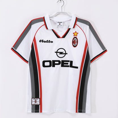 1997/98 Season AC Milan Away Kit White