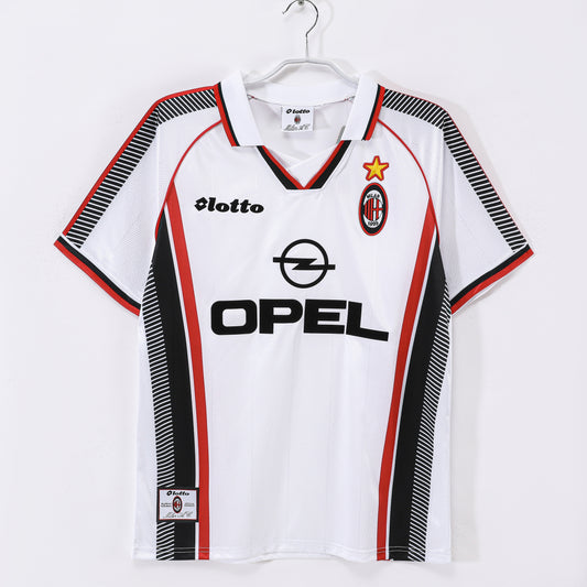 1997/98 Season AC Milan Away Kit White