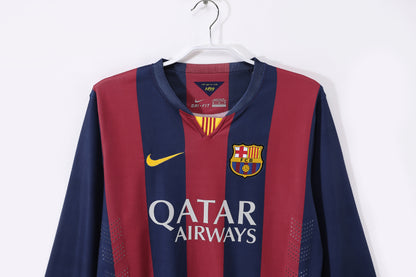 Long-sleeved: 2014-15 Season Barcelona Home Jersey