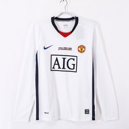 Long-sleeved jersey: 2008/09 Manchester United away Champions League kit