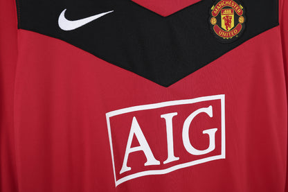 Long-sleeved: 2010 Season Manchester United Home Retro