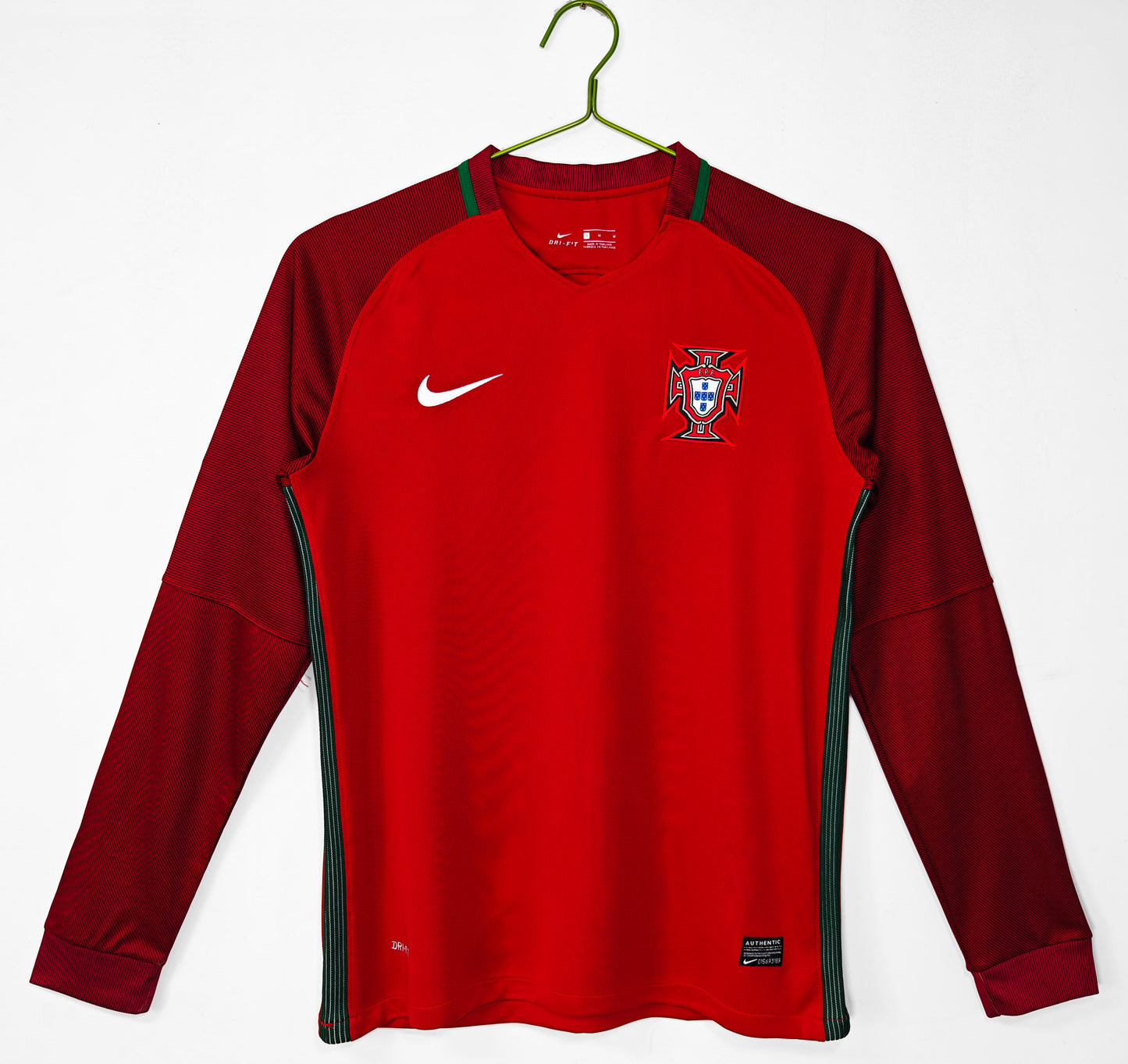Long-sleeved: 2016 Season Portugal Home Retro