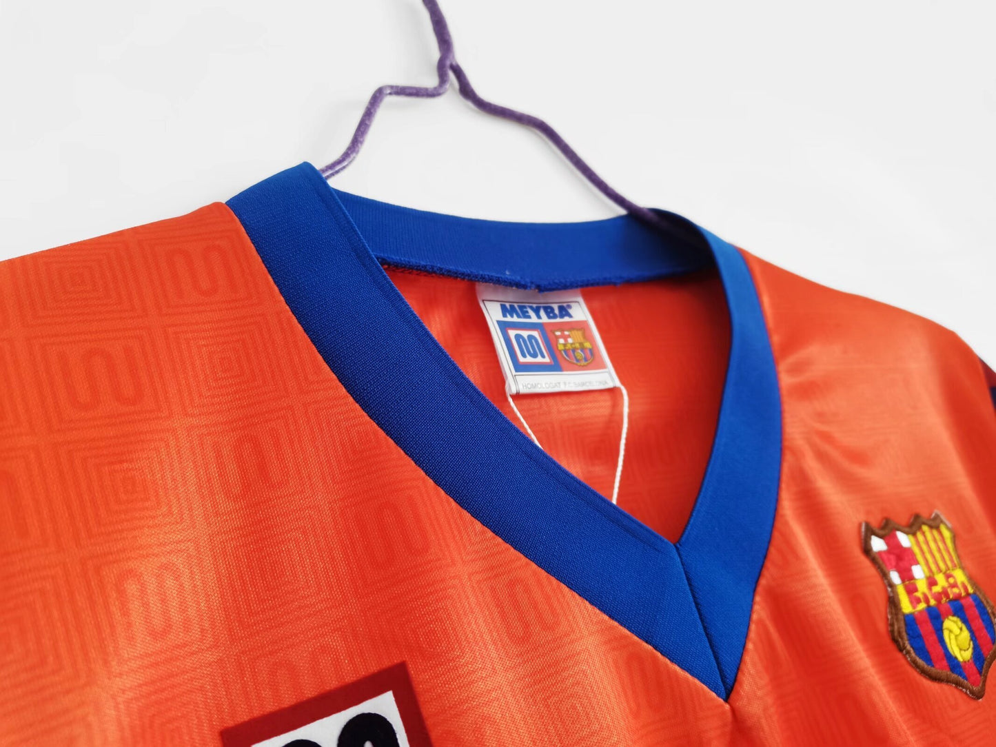 1991/92 Season Barcelona Away Orange