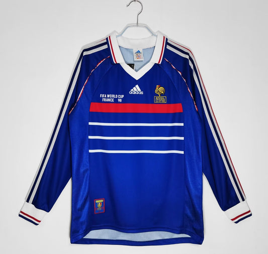Long-sleeved jersey: 1998 season France home retro