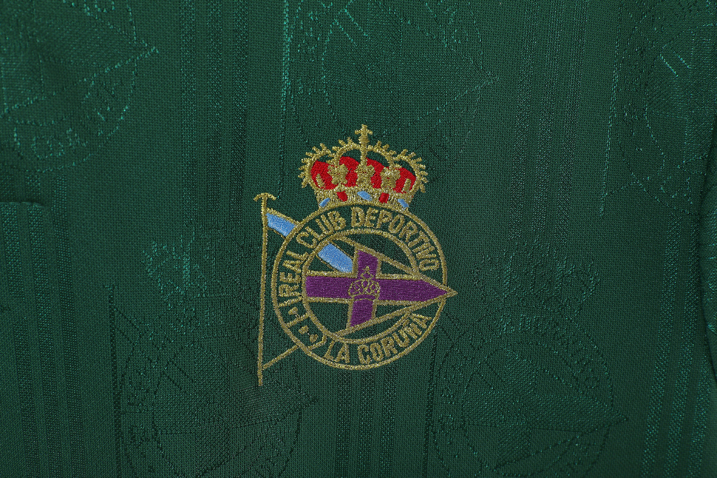 Long-sleeved jersey: 1999/00 season Deportivo La Coruña away green