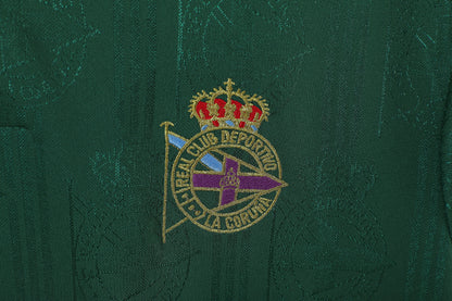 Long-sleeved jersey: 1999/00 season Deportivo La Coruña away green