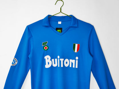 Long-sleeved jersey: 1987/88 season Napoli home kit
