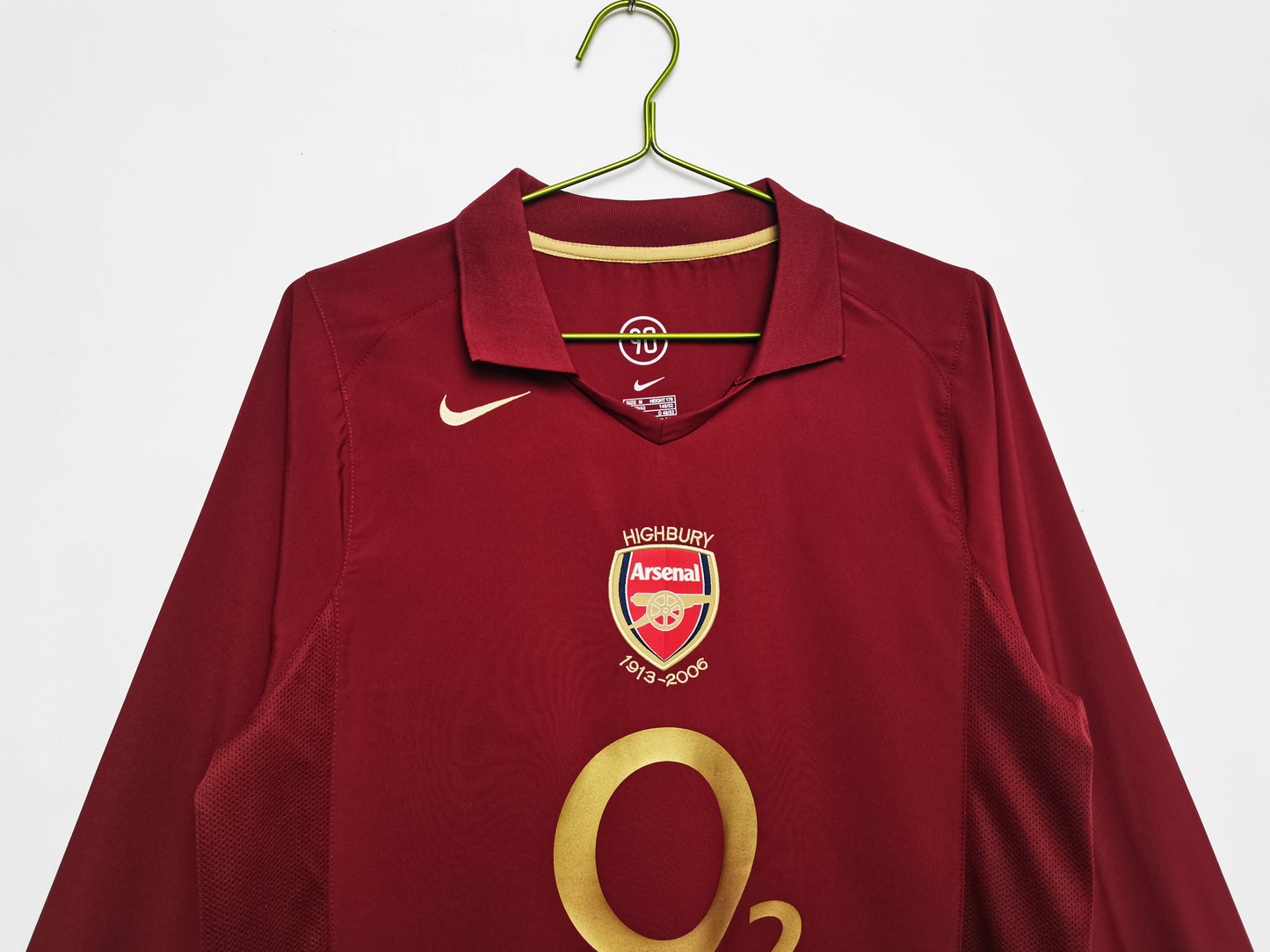 Long-sleeved: Arsenal Home Kit 2005/06 Season
