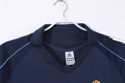 Long-sleeved: 2005/06 season Real Madrid away royal blue