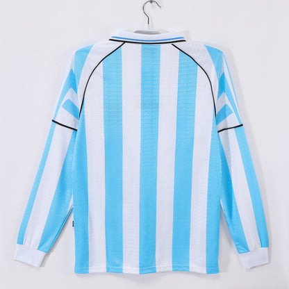 Long-sleeved jersey: 1996/97 season Argentina home kit