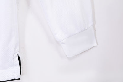 Long-sleeved: 2010/11 Manchester United Away White Champions League Retro