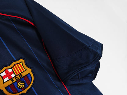 2004/05 Season Barcelona Away Kit: Royal Blue