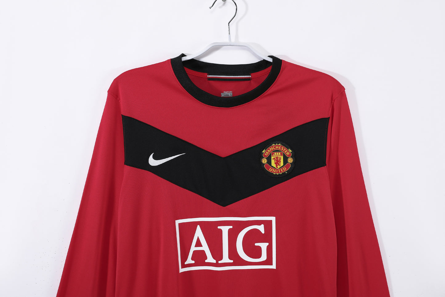 Long-sleeved: 2010 Season Manchester United Home Retro