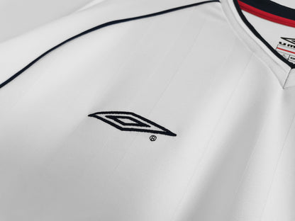 Long-sleeved: 2002 Season England Home Retro