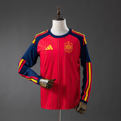 Spain 2026 Home Long-Sleeve Jersey