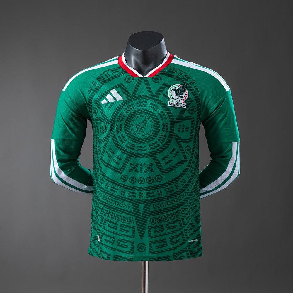 Mexico 2026 Home Long-Sleeve Player Version Jerseys