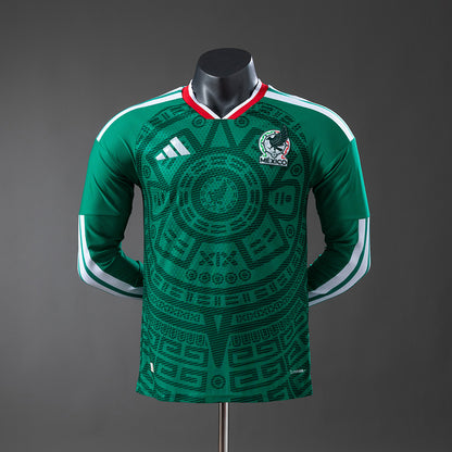 Mexico 2026 Home Long-Sleeve Player Version Jerseys