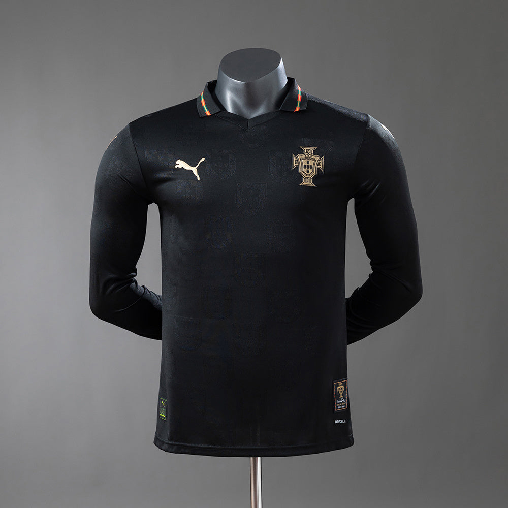 Portugal 2026 Special Edition - Black Panther Long-Sleeve Player Version Jerseys