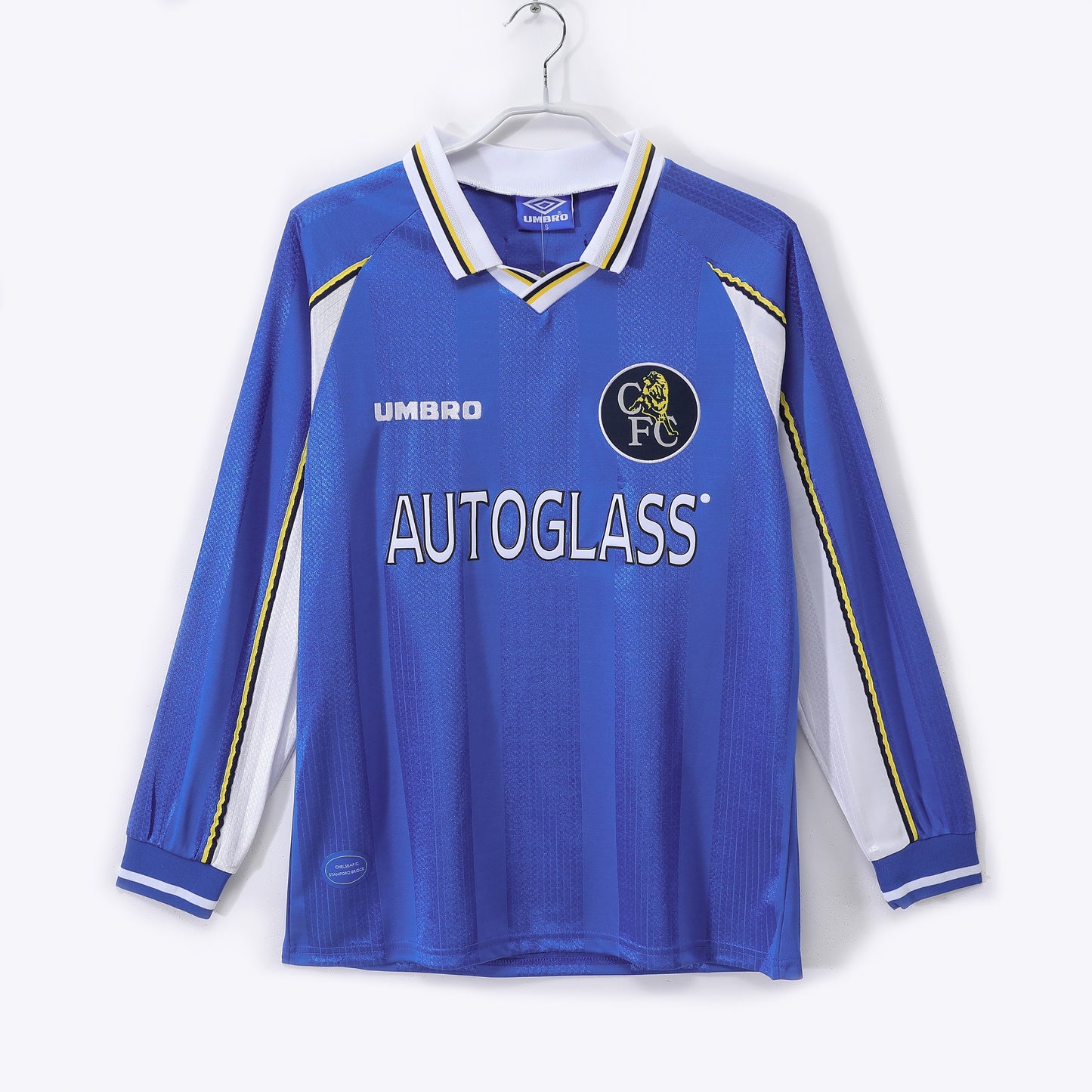 Long-sleeved jersey: Chelsea home kit for the 1997/99 season