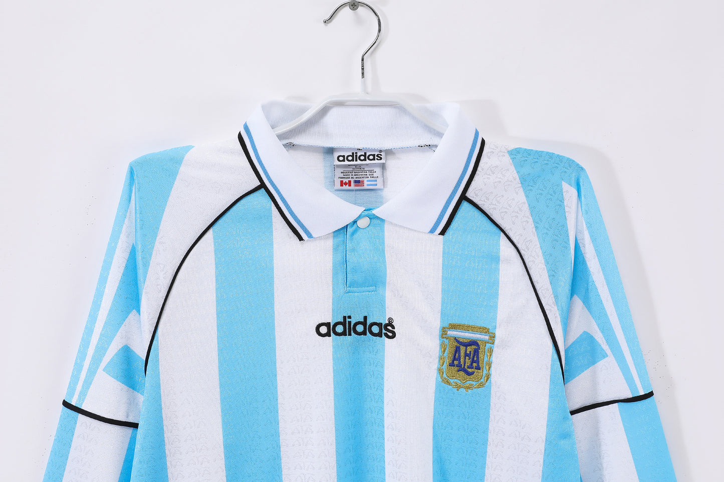 Long-sleeved jersey: 1996/97 season Argentina home kit