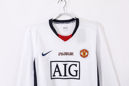 Long-sleeved jersey: 2008/09 Manchester United away Champions League kit