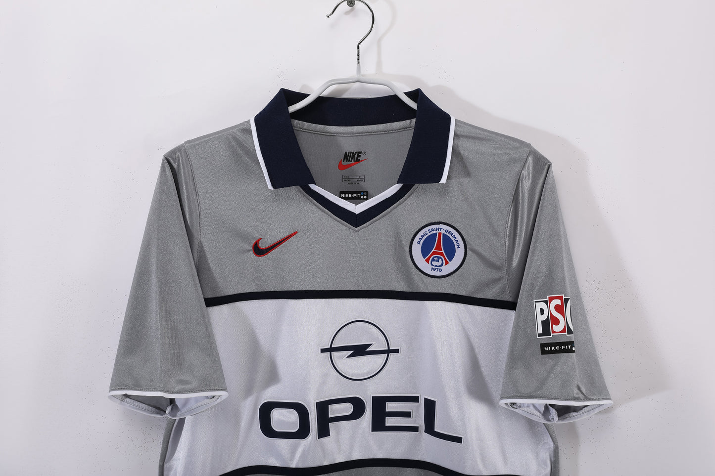 2000/01 Season Paris Away Grey Collar