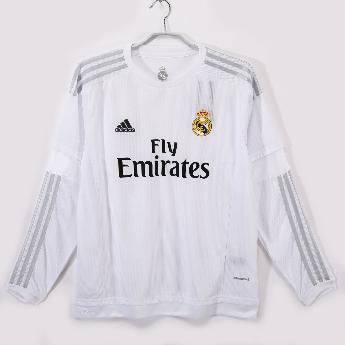 Long-sleeved: 2015/16 Real Madrid Home Jersey
