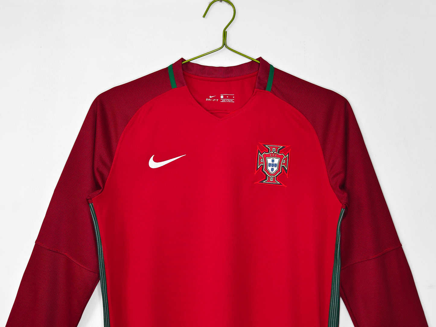 Long-sleeved: 2016 Season Portugal Home Retro