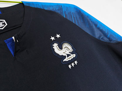 Long Sleeve: 2018 World Cup France Home Champion Retro