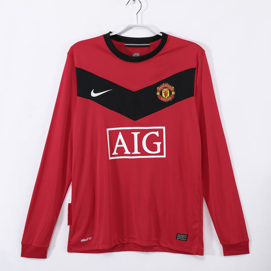 Long-sleeved: 2010 Season Manchester United Home Retro