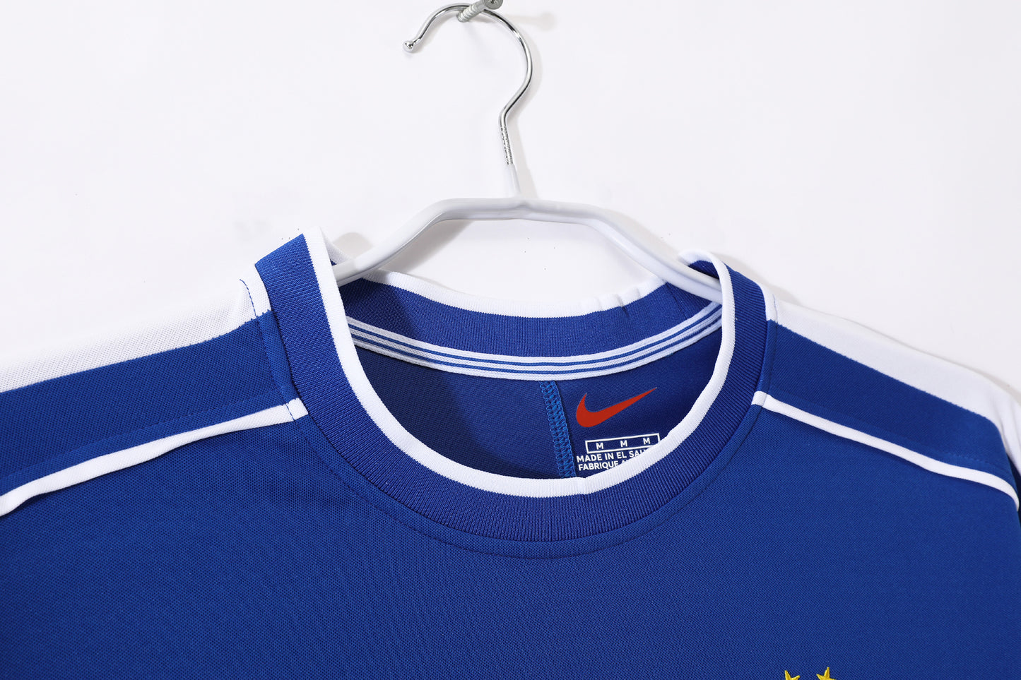 Long-sleeved jersey: 1998 Season Brazil Away Retro