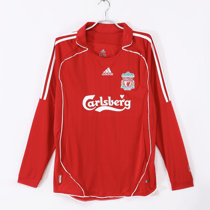 Long-sleeved: 2006/07 Season Liverpool Home Retro Shirt