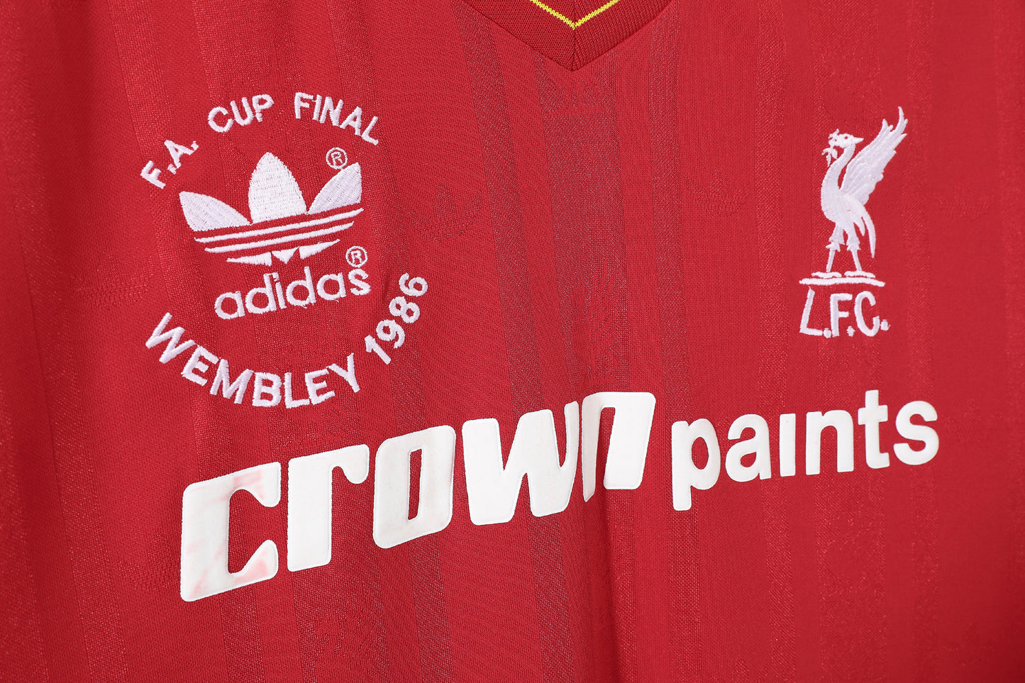 Long-sleeved: Liverpool home kit for the 1986/87 season