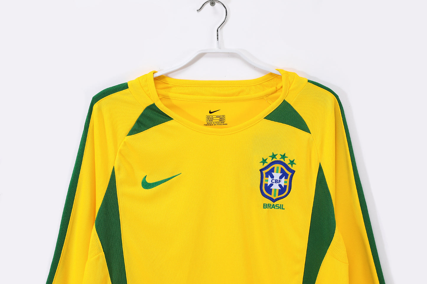 Long-sleeved jersey: 2006 Season Brazil Home Retro