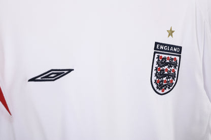 Long-sleeved: 2006 Season England Home Retro