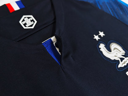Long Sleeve: 2018 World Cup France Home Champion Retro